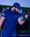 Premium Men’s Performance Tracksuit – Navy Blue Edition